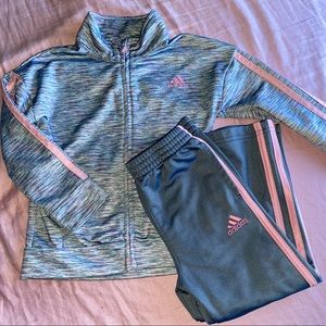 Girls Adidas Track Suite